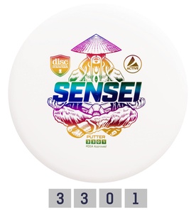 Discgolf Putter SENSEI 3/3/0/1 White